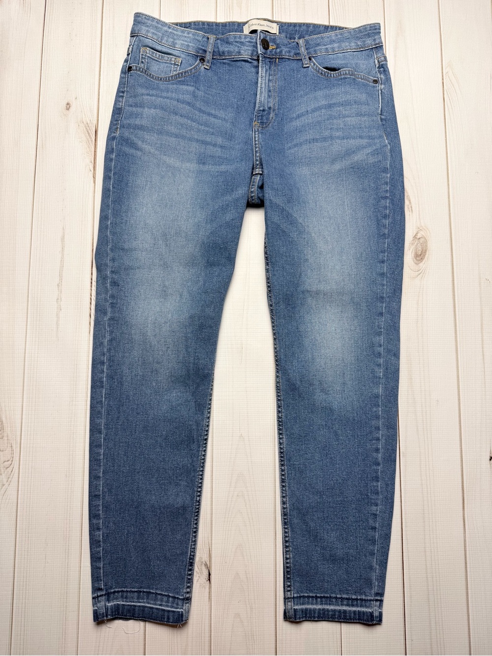 Calvin Klein ankle skinny Blue Denim Jeans